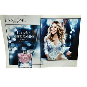 2017 LANCOME La Vie Est Belle L’Éclat Julia Roberts 2 Page Print Ad
